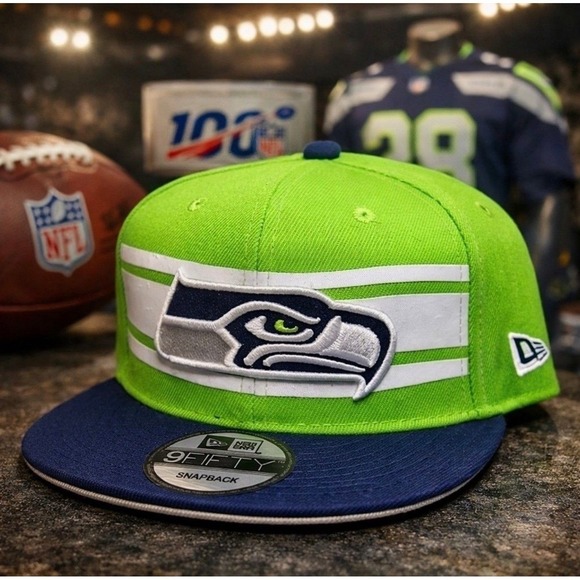 New Era Other - New Era Seattle Seahawks 9FIFTY Snapback Hat Neon Green NFL Cap